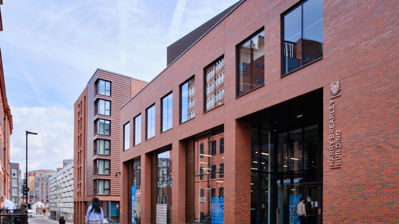 Sheffield University Harry Brearley Building with ROYCE decals