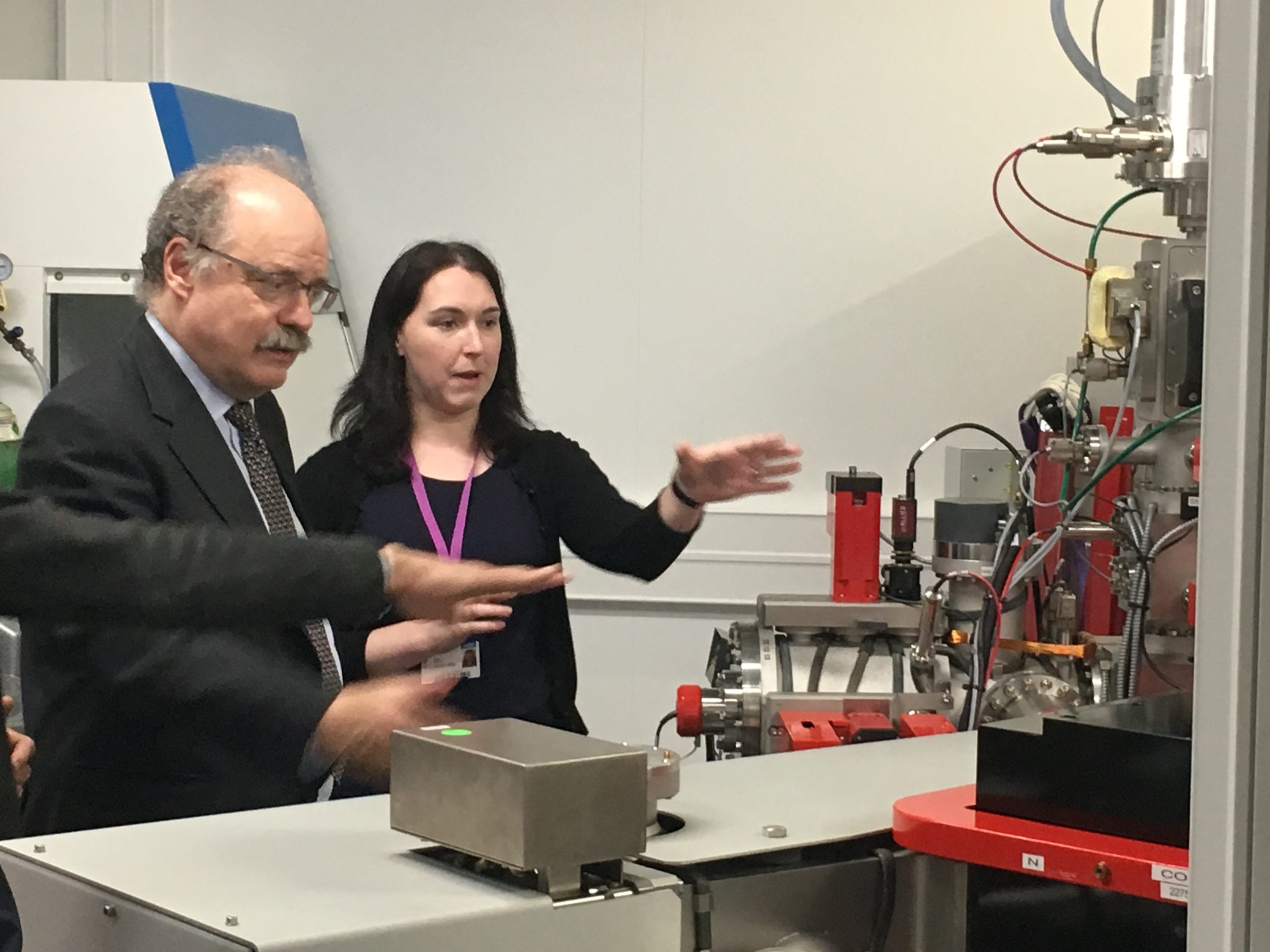 Sir Mark Walport views NanoSIMS