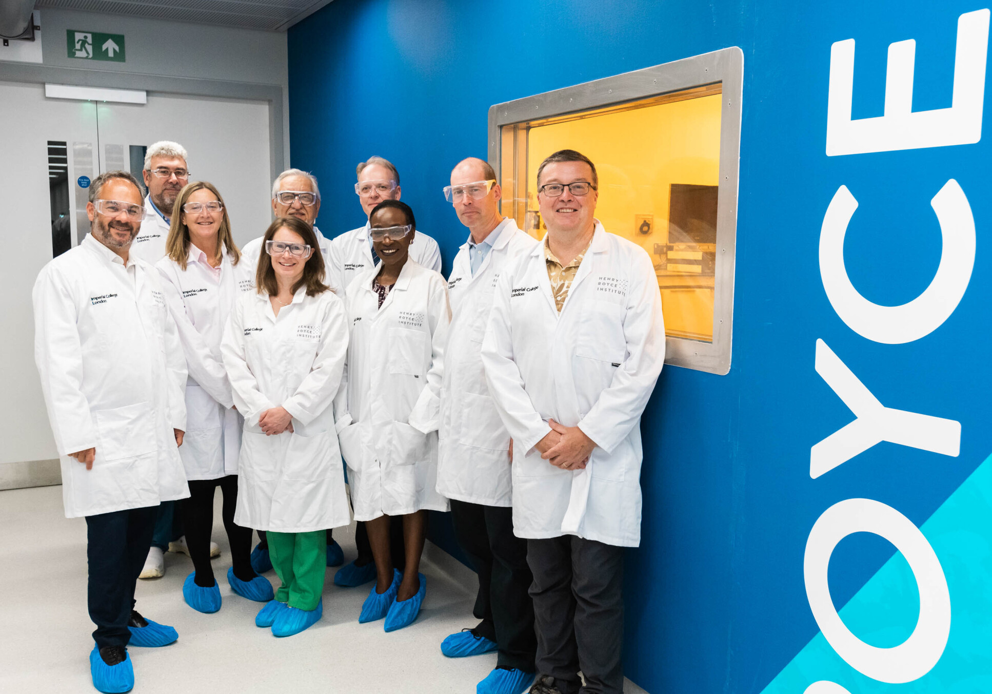 Semiconductor Advisory Panel touring the Royce Institute facilities