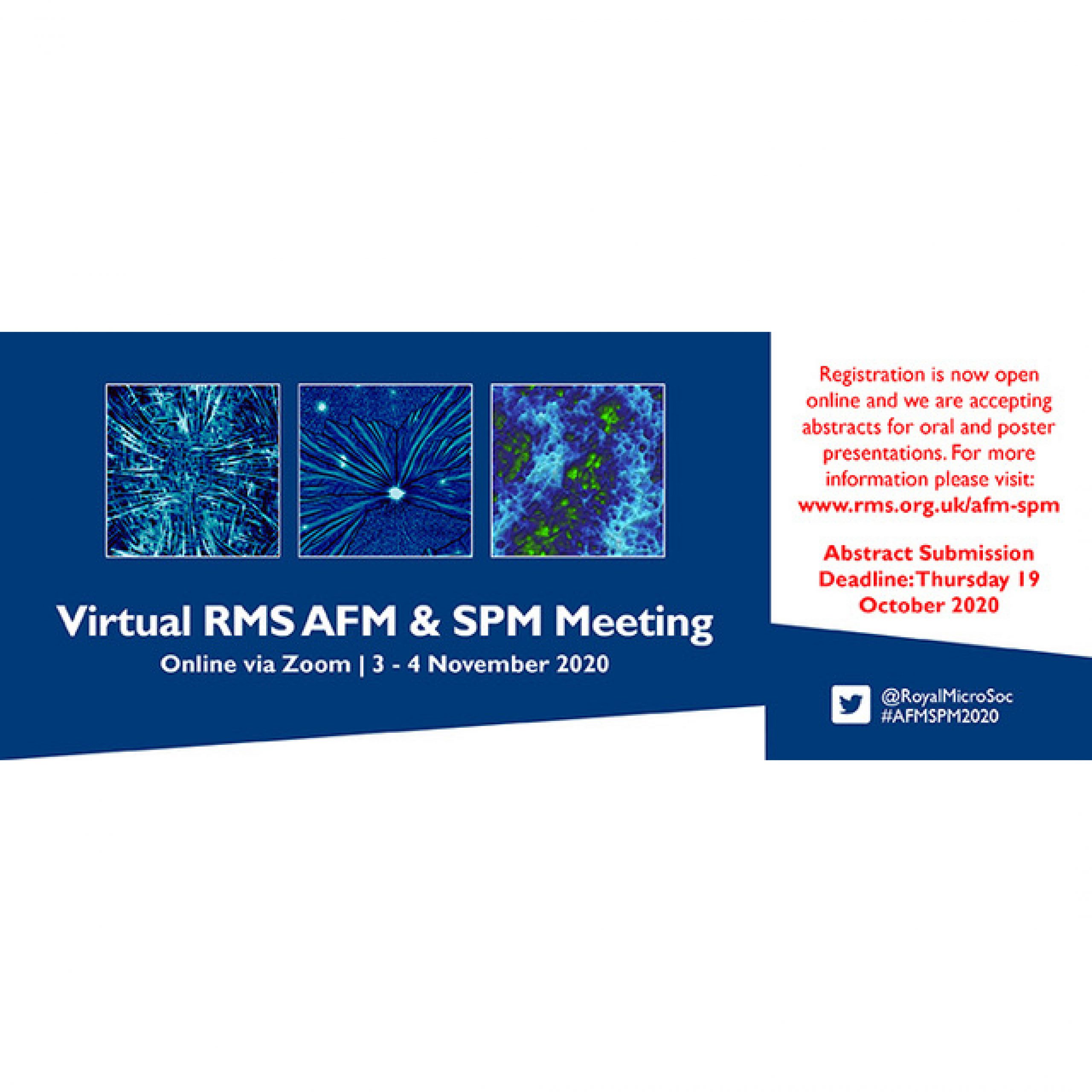 Virtual RMS AFM & SPM Meeting - Henry Royce Institute