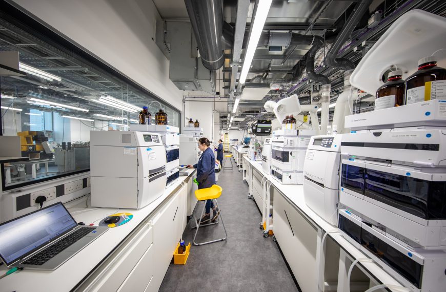 Labs in the Sustainable Materials Innovation Hub at the Henry Royce Institute