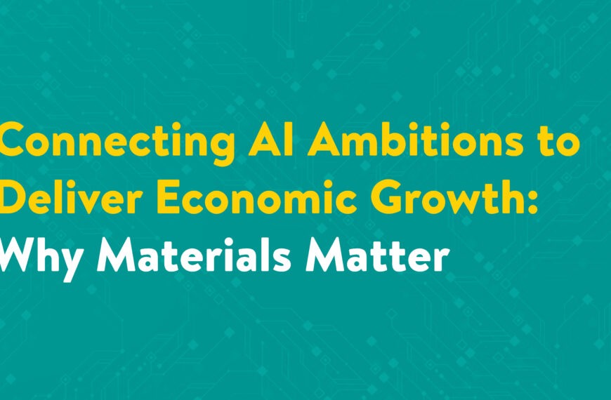 Graphic describing article title 'Connecting AI Ambitions to Deliver Economic Growth'