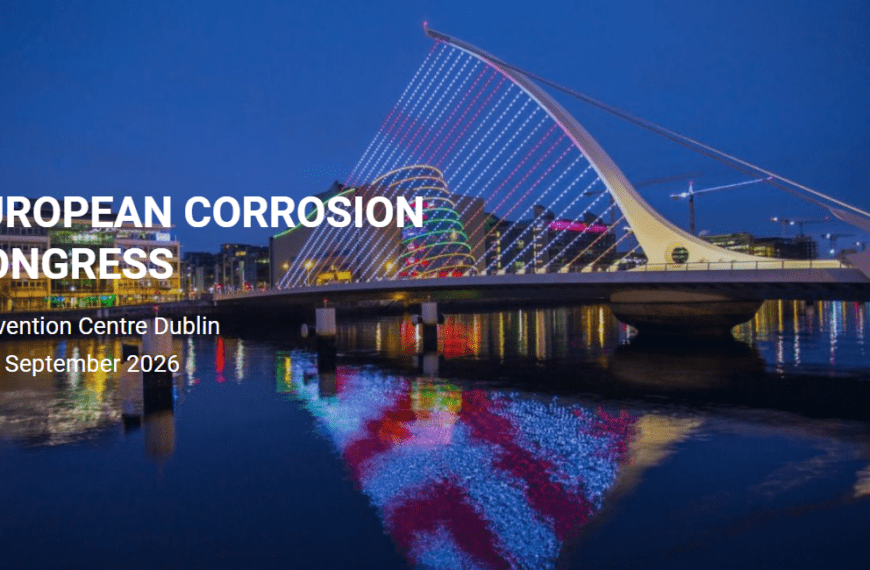 European Corrosion Congress Convention Centre Dublin 6-10 September 2026
